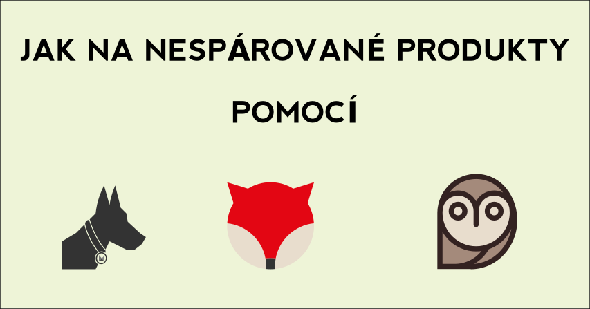 Jak vypsat nespárované produkty na Heurece pomocí aplikací?