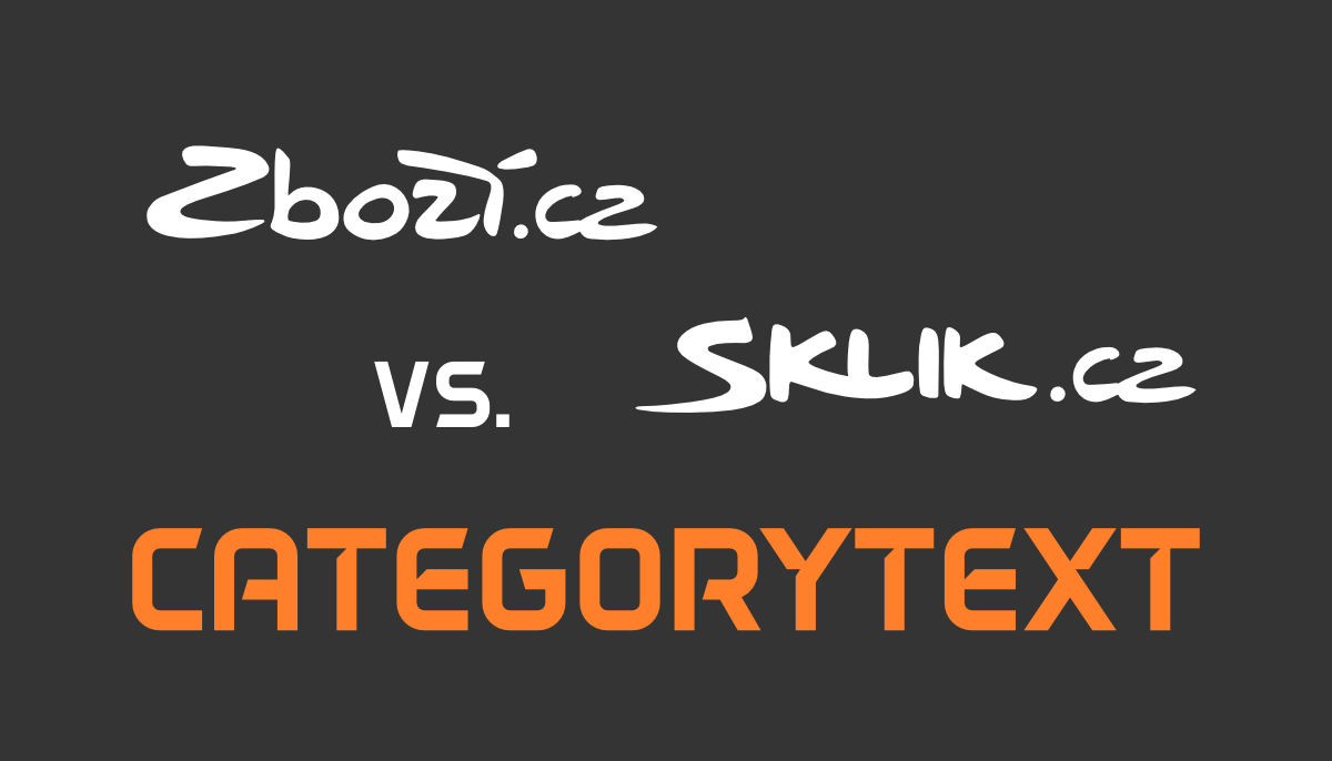 Zboží.cz vs. Sklik, CATEGORYTEXT