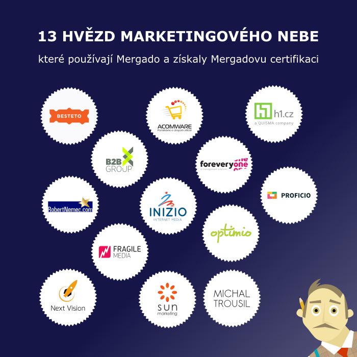 13 hvězd marketingového nebe, přeheld agentur