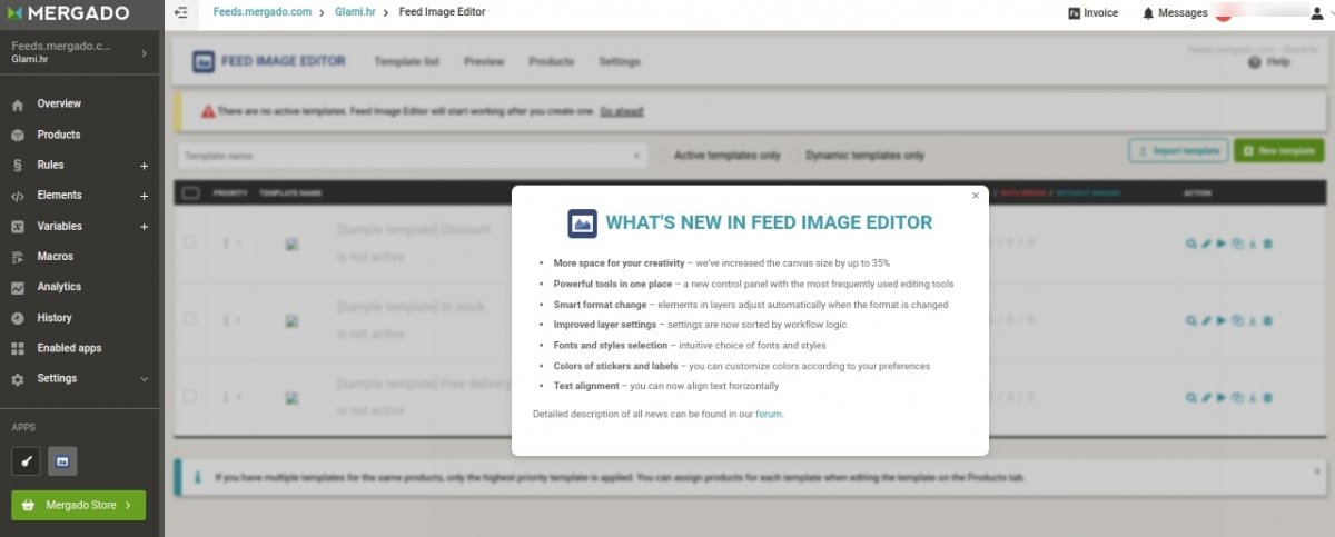 feed image editor app example